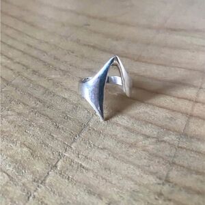 Sterling Silver Geometric Ring